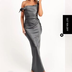 Petal and Pup Dress. Color Steel Grey. Size XL (Fits L)